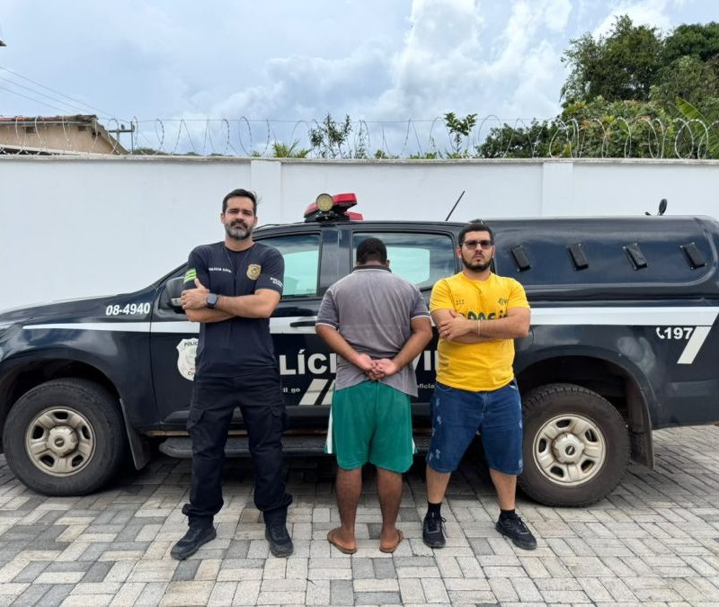 Polícia Civil de Goiás prende homem acusado de perseguir e estuprar menina