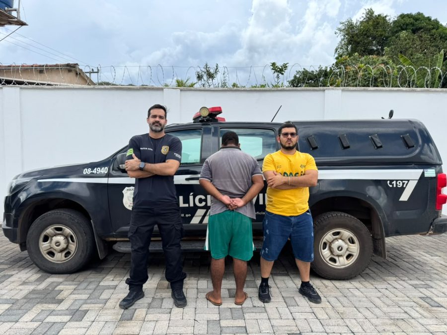 Polícia Civil de Goiás prende homem acusado de perseguir e estuprar menina