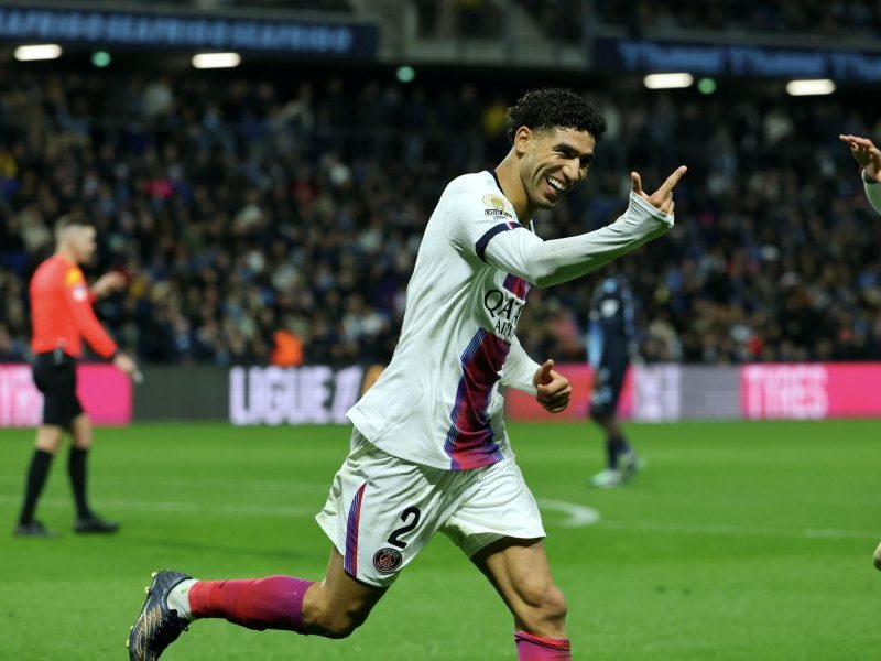 PSG goleia por 5 x 1 com três gols e duas assistências de Hakimi