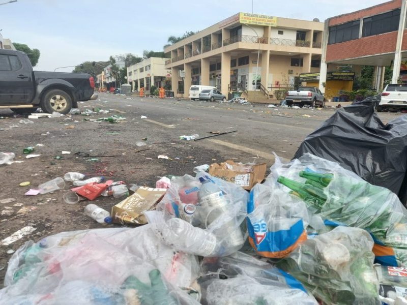 Asa Norte tem quadra comercial limpa após evento