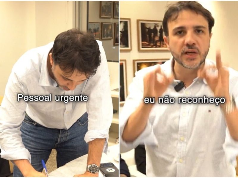 Renan Santos ironiza Flávio Bolsonaro e também se autodeclara presidente