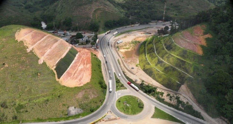 Retorno no km 233 da Dutra será fechado para obras na Serra das Araras