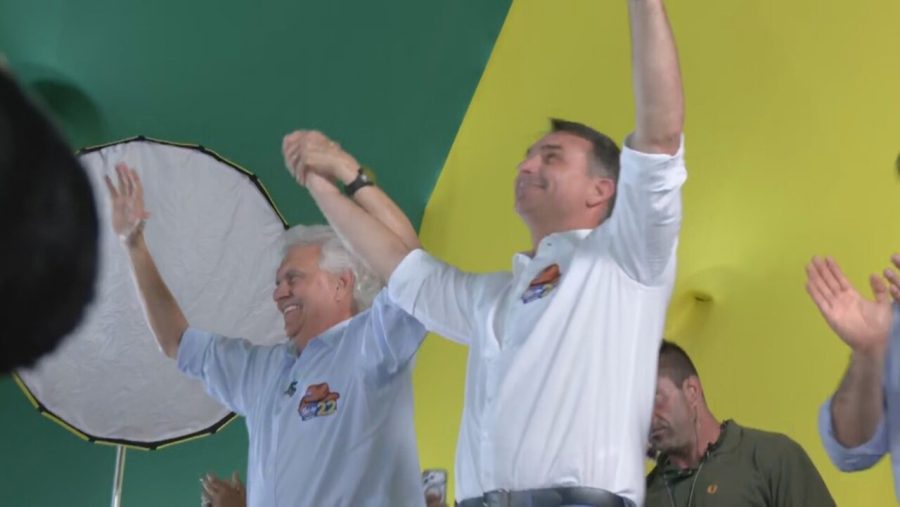 Caiado apoia Flávio Bolsonaro no 2º turno de 2026