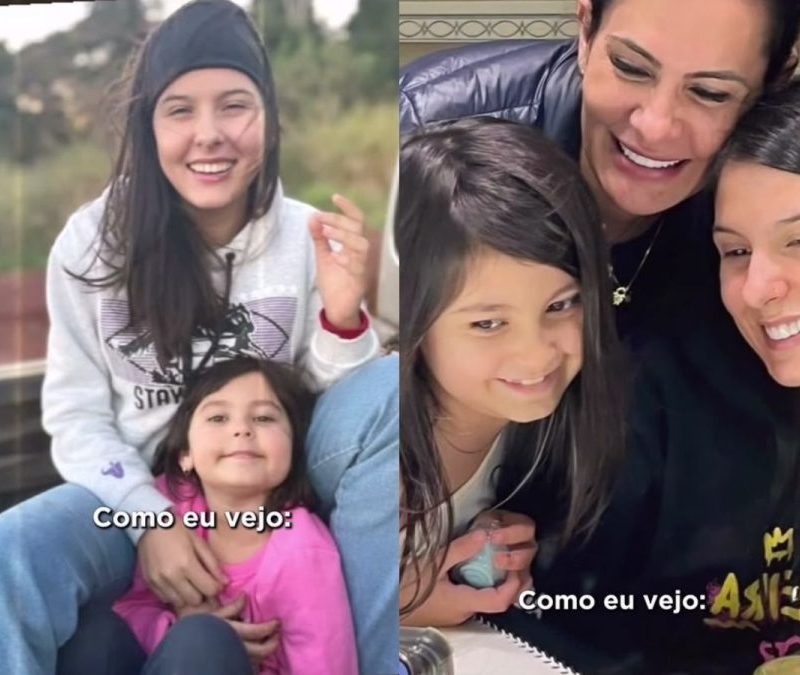 Mãe de Ana Castela emociona a web com fotos da infância das filhas