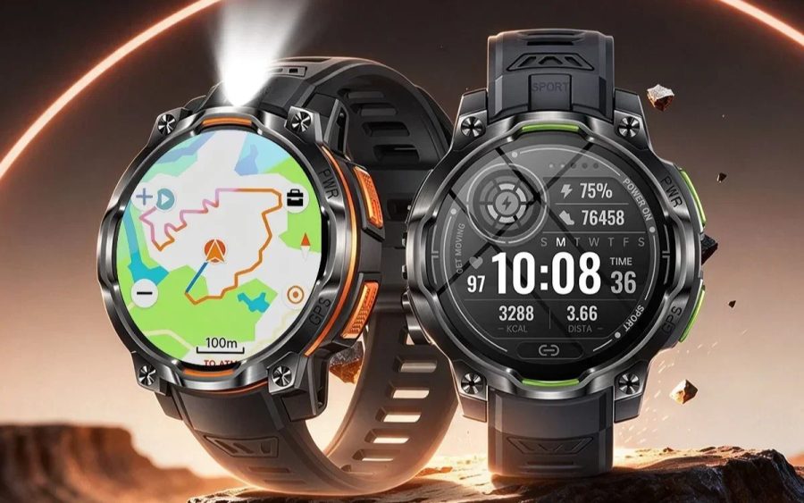 Smartwatch "tático" tem mapas offline e lanterna que ilumina de verdade