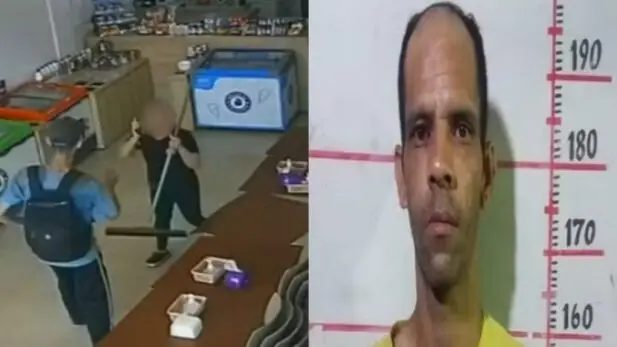 Vídeo: Funcionária de sorveteria reage a tentativa de estupro e mata homem em legítima defesa em GO Sorveteria Estupro Goiás. (Foto: Divulgação/PMGO)