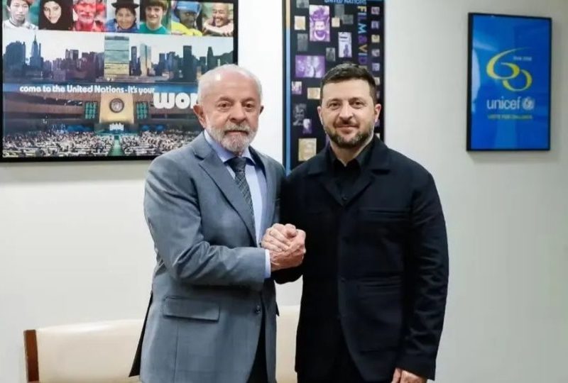 Zelensky parabeniza Lula e celebra parceria com o Brasil